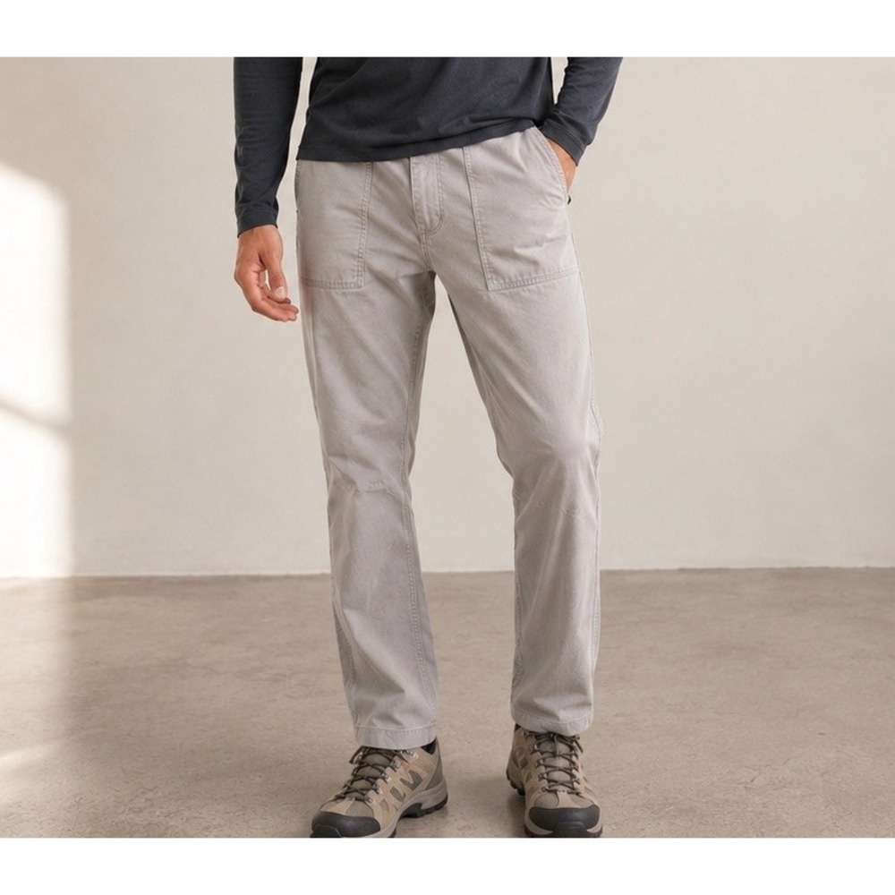 Vuori Barren Pants Classic Size 34x31 Gray Stretch Canvas Utility V462 Outdoor